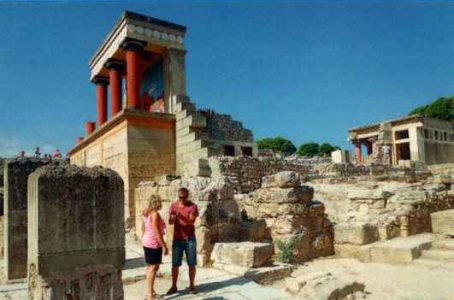 Grécko - Kréta - Knóssos - pozostatky starovekého paláca Grécko - Kréta - Knóssos - pozostatky starovekého paláca